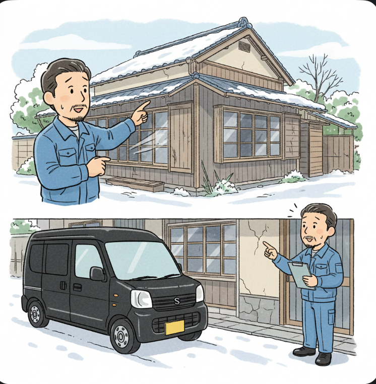 【定額・間取り別】空き家管理＆清掃パッケージの画像