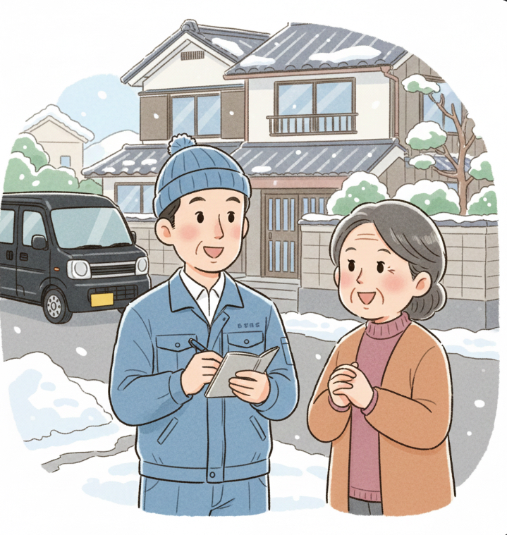 【離れて暮らすご家族へ】金沢の実家「あんしん定期訪問」サービスの画像